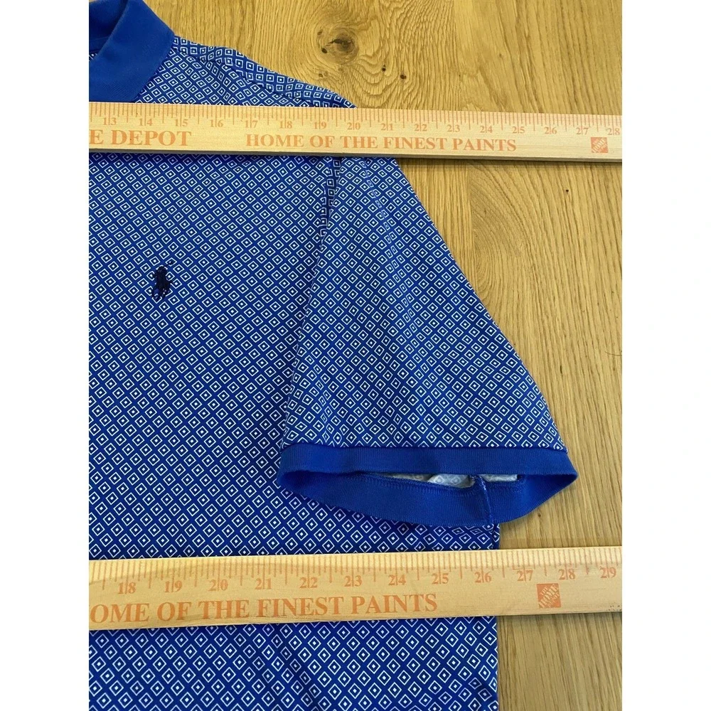 Polo Ralph Lauren Classic Fit Men's Blue XXL Diamond Pattern